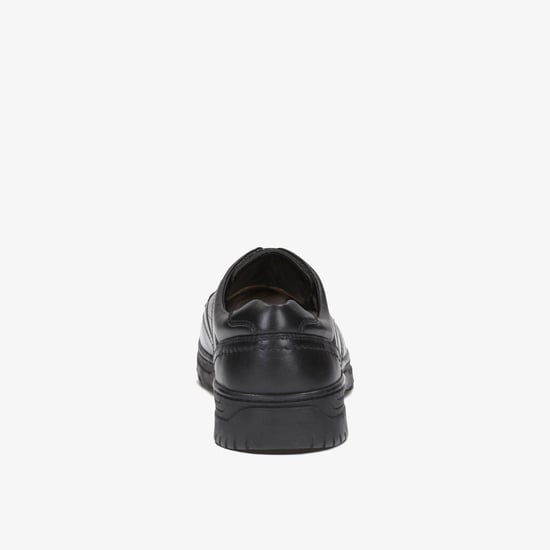 Line Shore Black Leather Shoes - Image 4