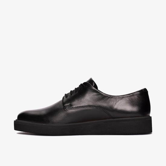 Glickly Derby 2 Black Leather Shoes - Image 2