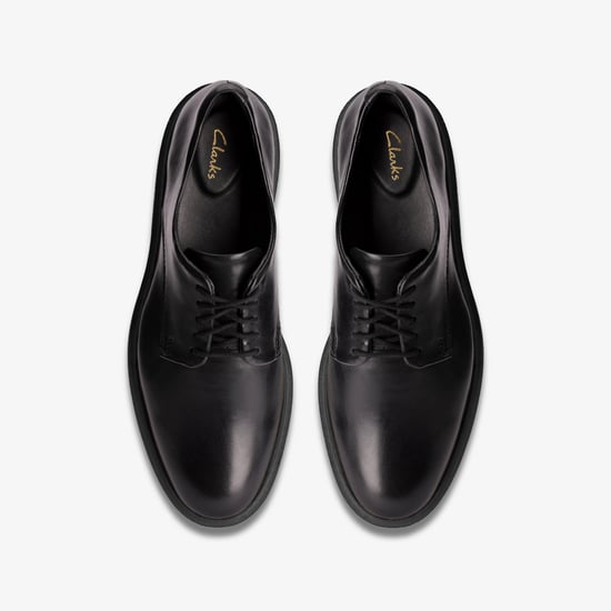 Glickly Derby 2 Black Leather Shoes - Image 6