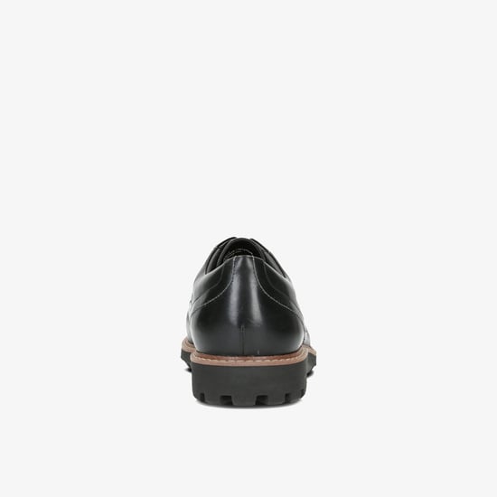 Batcombe Hall Black Leather Shoes - Image 5