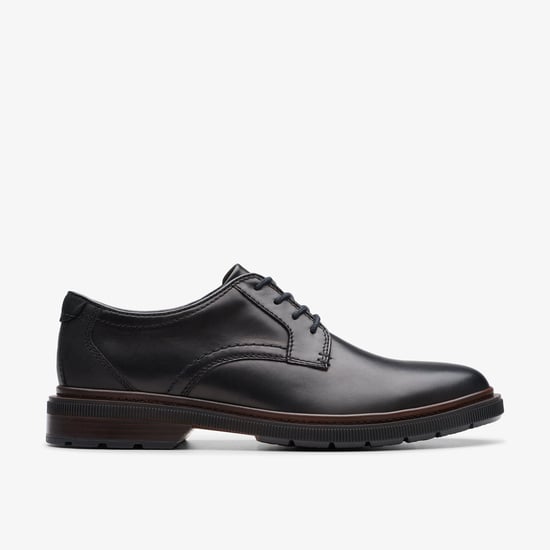 Burchill Derby Zwarte Leren Schoenen - Image 1