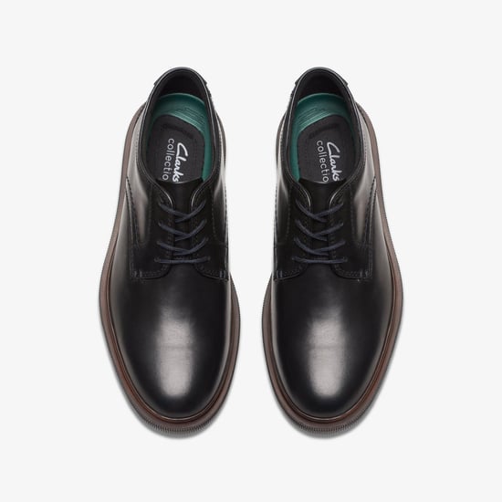 Burchill Derby Black Leather Shoes - Image 6