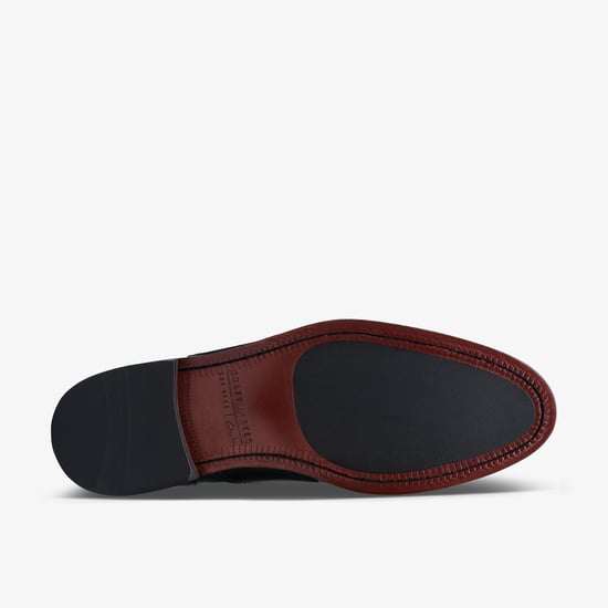 Craftdean Lace Black Leather Shoes - Image 3