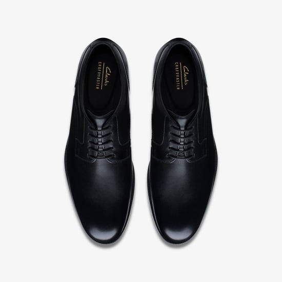 Craftdean Lace Black Leather Shoes - Image 6