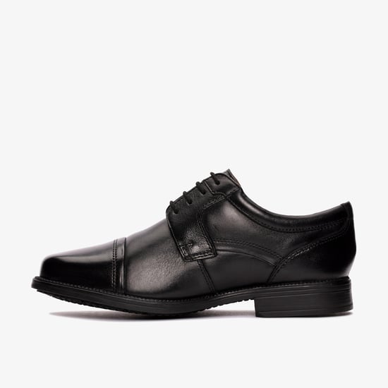 Hail Cap Black Leather Shoes - Image 2