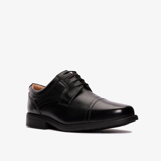 Hail Cap Black Leather Shoes - Image 3