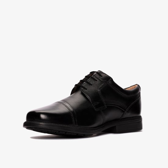 Hail Cap Black Leather Shoes - Image 4