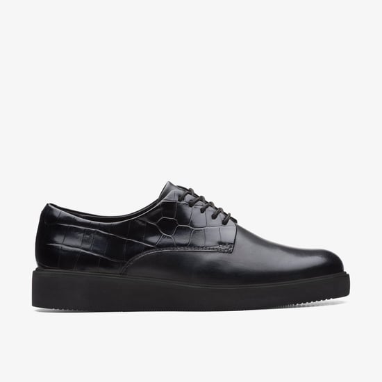Glickly Derby2 Black Combination Shoes - Image 1