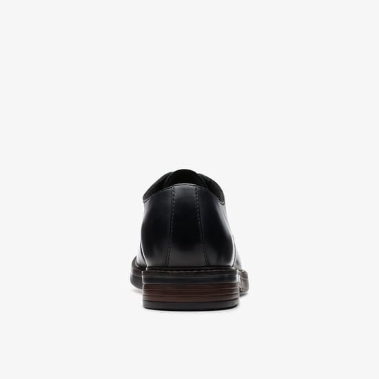 Paulson Enkla Svarta Läder Skor - Image 5