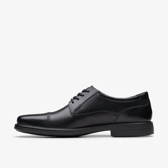 Wenham Cap II Black Leather Shoes - Image 2