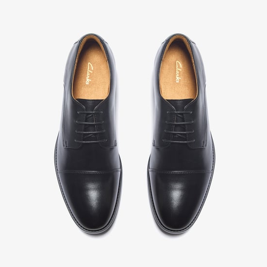Banstead Cap Black Leather Shoes - Image 6