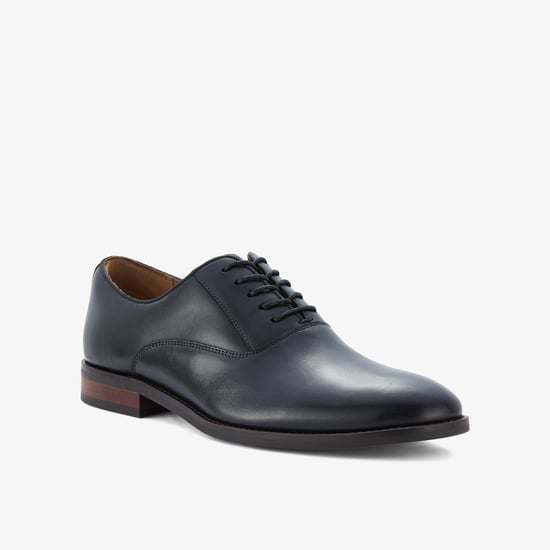 Banstead Lace Black Leather Shoes - Image 4