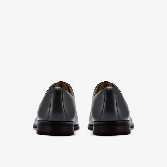 Banstead Lace Black Leather Shoes - Image 5