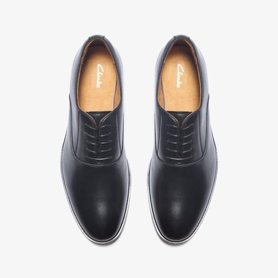 Banstead Lace Black Leather Shoes - Image 6