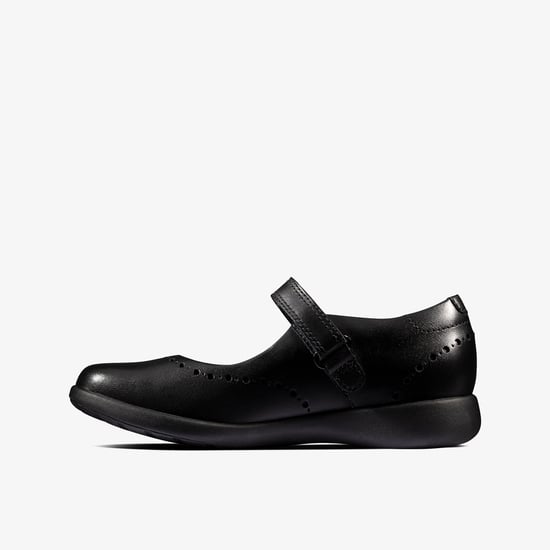 Etch Craft K Black Leather Shoes - Image 2