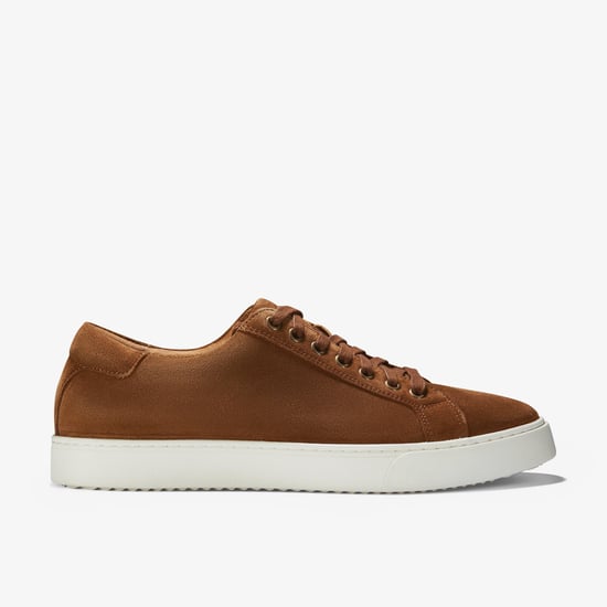 Lockton Lace Cola Suede Trainers - Image 1