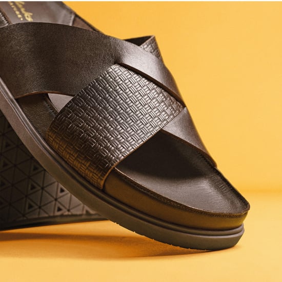 Torford Cross Bruine Leren Sandalen - Image 3