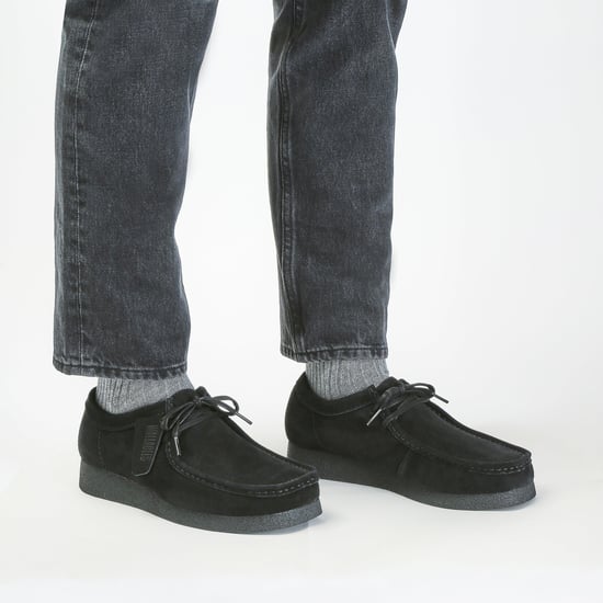 WallabeeEVO Black Sde Shoes - Image 2