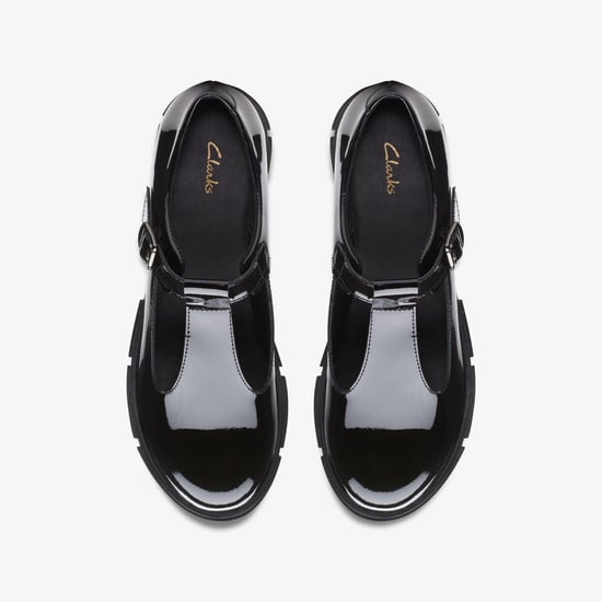 Teala Bar Zwarte Leren Patent Schoenen - Image 6