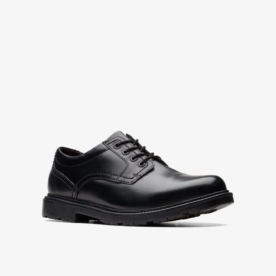 Lane Stride Black Leather Shoes - Image 3
