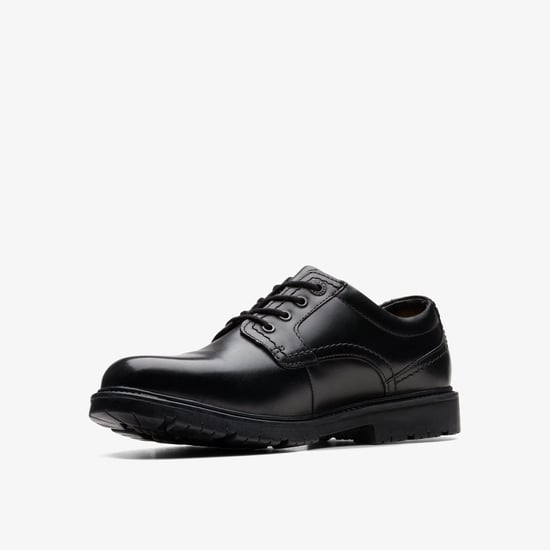 Lane Stride Black Leather Shoes - Image 4