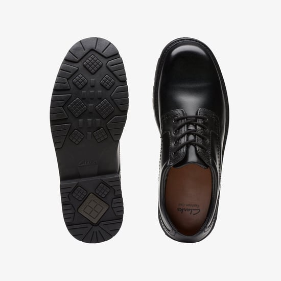 Lane Stride Black Leather Shoes - Image 6
