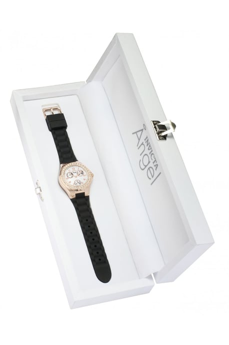 Invicta Angel 1645 Dames Horloge - Quartz Uurwerk - Roestvrij Staal met witte Wijzerplaat - 38mm - Image 4