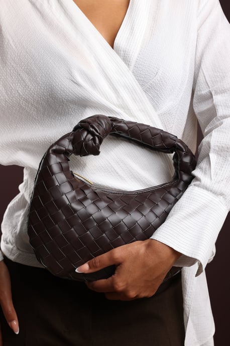 Wheres That From Womens 'Aura' Classic Woven Hobo Bag - Image 6