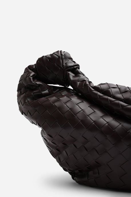 Wheres That From Womens 'Aqua' Knotted Strap Woven Shoulder Bag - Image 2