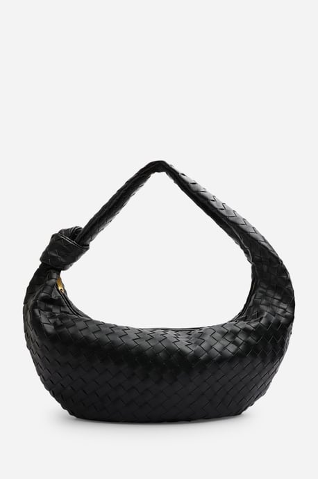 Wheres That From Womens 'Aqua' Knotted Strap Woven Shoulder Bag - Image 2