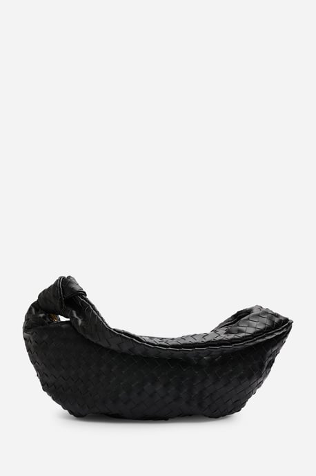 Wheres That From Womens 'Aqua' Knotted Strap Woven Shoulder Bag - Image 5