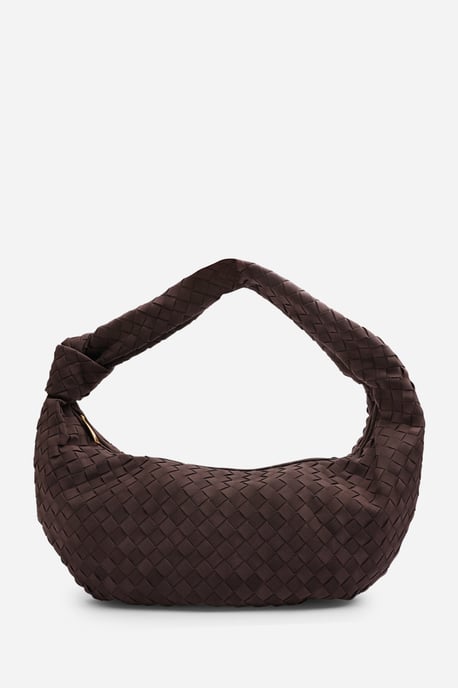 Wheres That From Womens 'Aqua' Knotted Strap Woven Shoulder Bag - Image 2