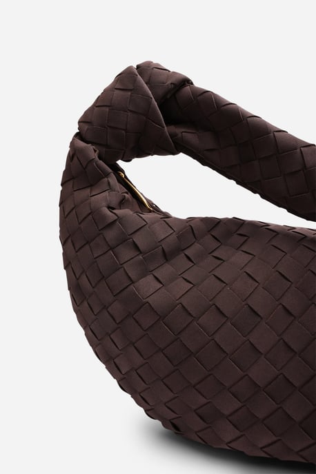 Wheres That From Womens 'Aqua' Knotted Strap Woven Shoulder Bag - Image 3