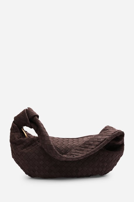 Wheres That From Womens 'Aqua' Knotted Strap Woven Shoulder Bag - Image 5