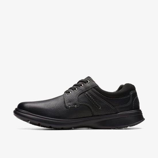 Cotrell Plain Black Oily Lea Shoes - Image 2