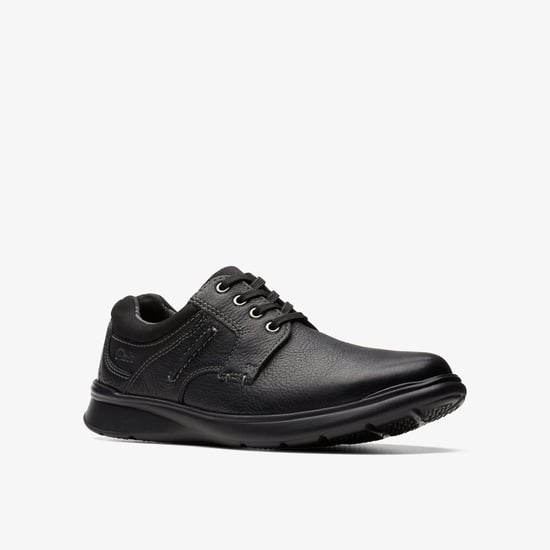 Cotrell Plain Black Oily Lea Shoes - Image 3