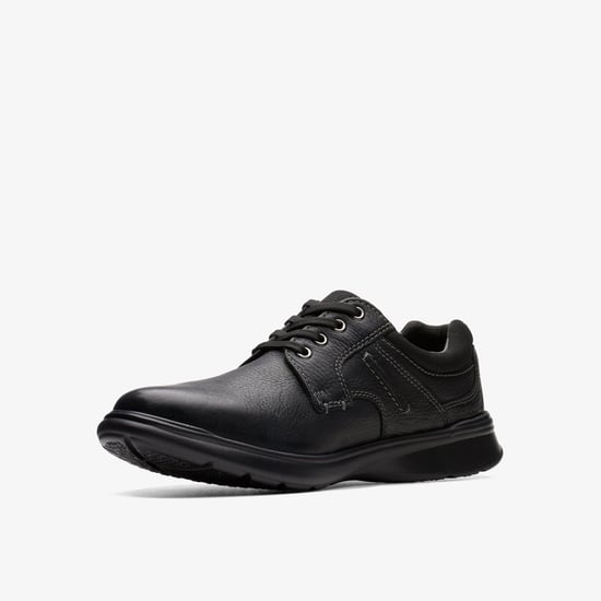 Cotrell Plain Black Oily Lea Shoes - Image 4