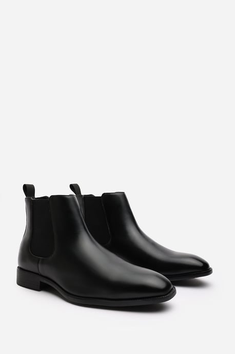 Wheres That From Mens 'Henry' Formal Slip On Classic Chelsea Ankle Boots - Image 3