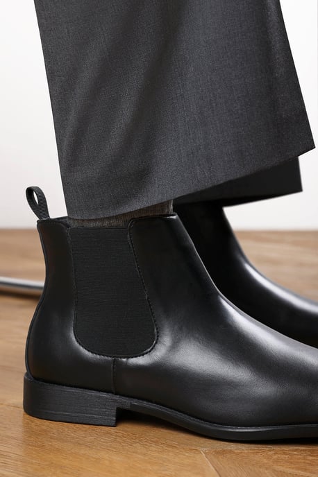 Wheres That From Mens 'Henry' Formal Slip On Classic Chelsea Ankle Boots - Image 5