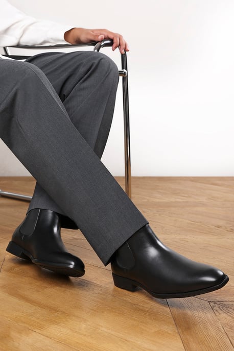 Wheres That From Mens 'Henry' Formal Slip On Classic Chelsea Ankle Boots - Image 6