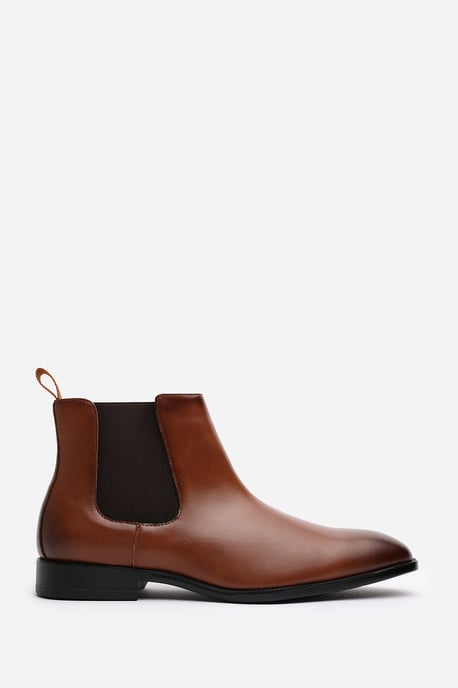 Wheres That From Mens 'Henry' Formal Slip On Classic Chelsea Ankle Boots - Image 2