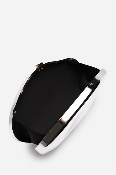 Wheres That From Womens 'Nude' Sculpted Evening Clutch Bag - Image 4