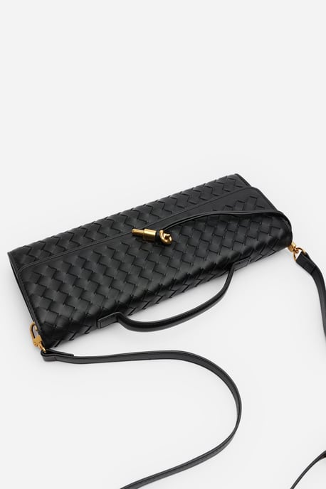 Wheres That From Womens 'Petal' Envelope Style Woven Clutch Bag - Image 5