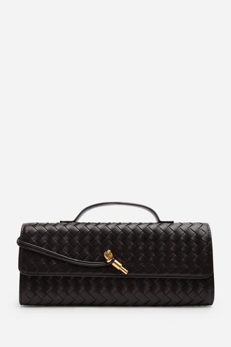 Wheres That From Womens 'Petal' Envelope Style Woven Clutch Bag - Image 2