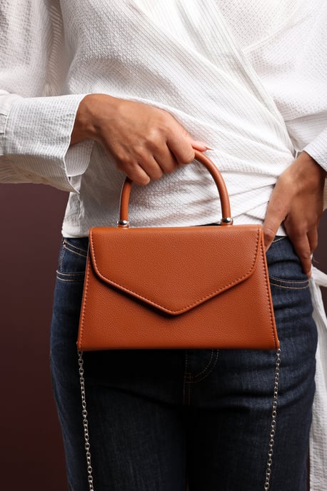 Wheres That From Womens 'Marina' Structured Top Handle Shoulder Bag - Image 1
