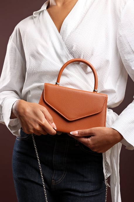 Wheres That From Womens 'Marina' Structured Top Handle Shoulder Bag - Image 6