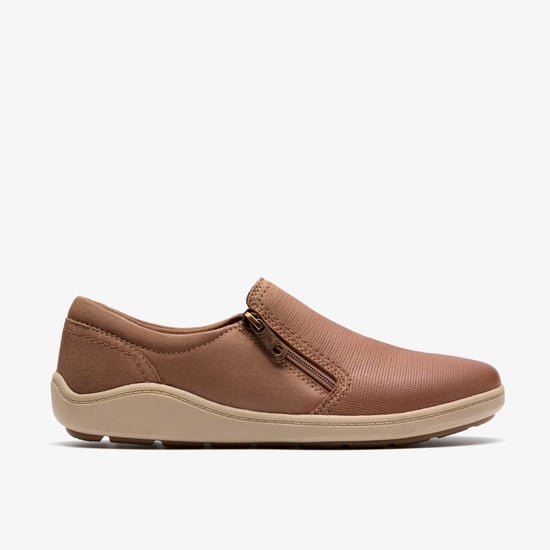 Bryianne Ashly Dark Sand Leather Shoes - Image 1