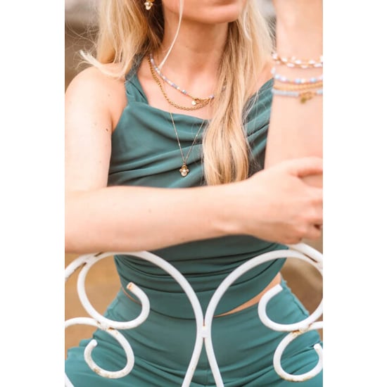 Label Kiki K.sk.152.1 hidden pearl necklace gold - Image 2