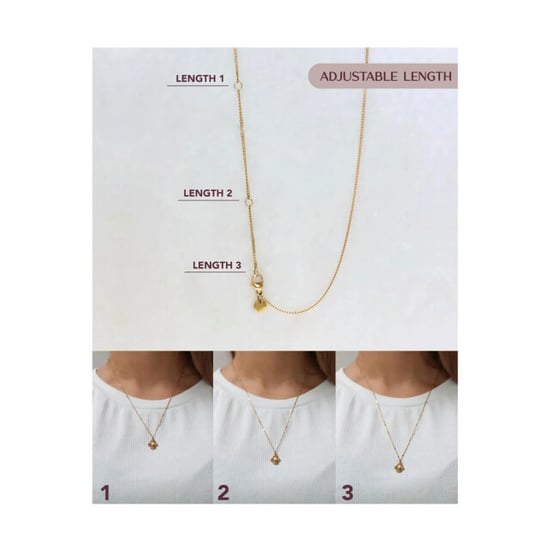 Label Kiki K.sk.152.1 hidden pearl necklace gold - Image 3
