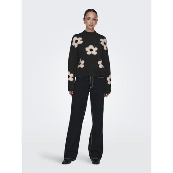 Jacqueline de Yong Jdykilian flower ls pullover knt dessin - Image 4